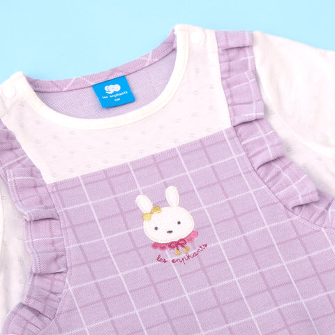 【麗嬰房】嬰童典雅象抗UV薰衣草紫兔裝