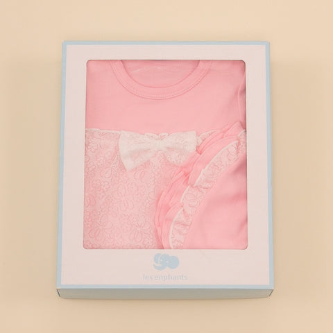 【麗嬰房】嬰兒甜美女孩包屁衣禮盒