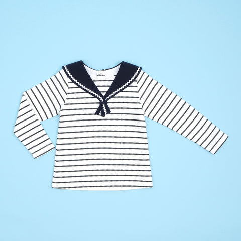 【麗嬰房】小童創意象水手領上衣
