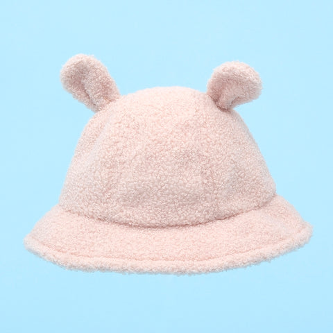 【麗嬰房】嬰童自在象顆粒毛絨兔子帽子