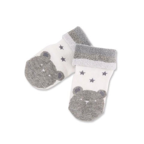 【麗嬰房】嬰兒無痕熊頭造型襪