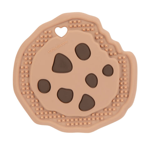 Nuby 巧克力餅乾造型矽膠固齒器