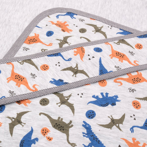 麗嬰房恐龍圖案包巾