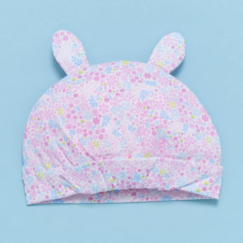 【麗嬰房】嬰童粉紅櫻花寶寶帽