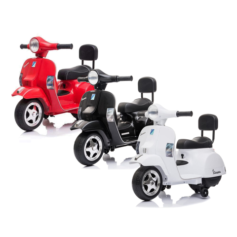 【Vespa】偉士牌羅馬假期Mini Vespa電動玩具車 (3色任選)