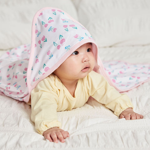 【麗嬰房】嬰童鬱金香寶寶包巾