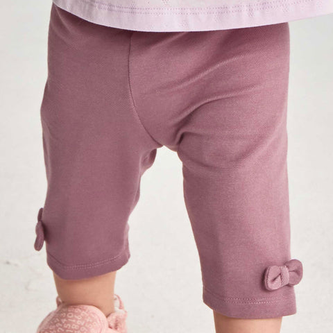 【麗嬰房】嬰童斜紋針織合身褲
