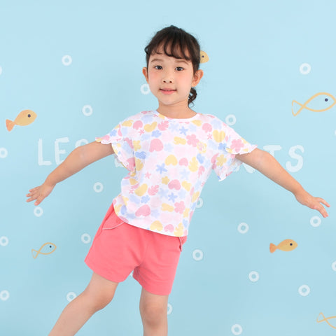 【麗嬰房】小童創意象幾何粉彩印花上衣