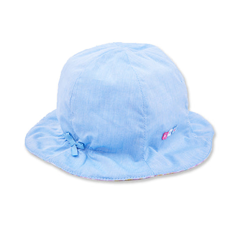 【麗嬰房】嬰兒紫藤花牛仔雙面漁夫帽子