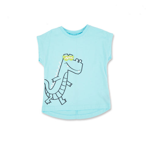 【麗嬰房】玩fun抗UV小童互動恐龍短袖上衣