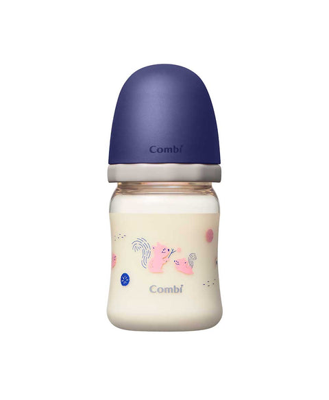 【Combi 康貝】真實含乳寬口PPSU奶瓶160ml-粉色/藍色