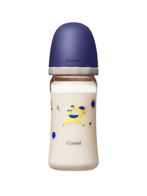 【Combi 康貝】真實含乳寬口PPSU奶瓶240ml- 粉色/藍色