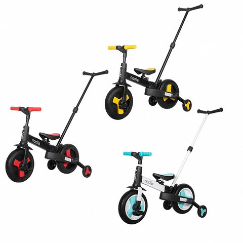 【奧地利Nadle】SL-A6 摺疊四輪平衡車/滑步車(藍/紅/黃)