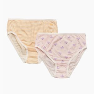 麗嬰房冰牛奶涼感女童三角內褲(2入)