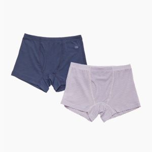 麗嬰房冰牛奶涼感男大童四角內褲(2入)