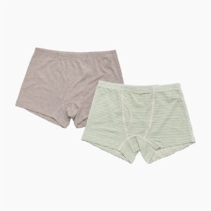 麗嬰房經典冰牛奶涼感男童四角內褲(2入)