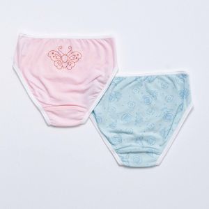 麗嬰房冰牛奶涼感女童三角內褲(2入)