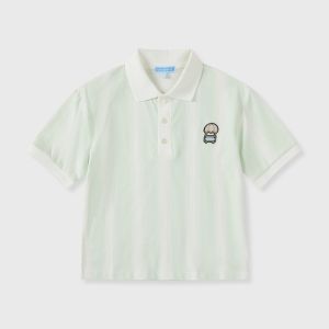 麗嬰房遊樂園條紋POLO上衣