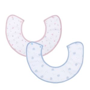 麗嬰房絲柔紡新生兒圍兜