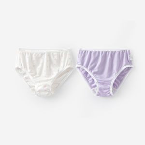 麗嬰房冰牛奶涼感女童三角內褲(2入)