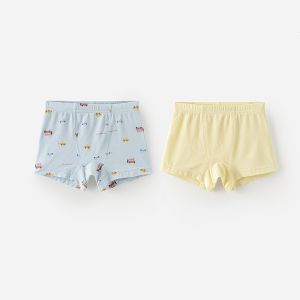 麗嬰房冰牛奶涼感男童四角內褲(2入)