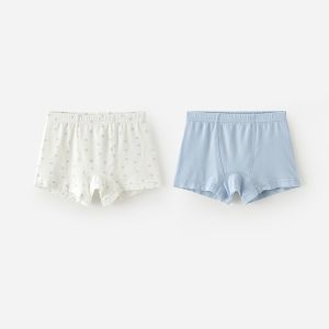 麗嬰房冰牛奶涼感男大童四角內褲(2入)