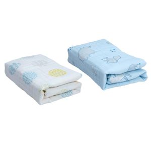 麗嬰房les enphants純棉紗布浴巾