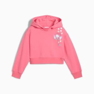 PUMA Hello Kitty寬鬆短版連帽T恤