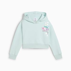 PUMA Hello Kitty寬鬆短版連帽T恤