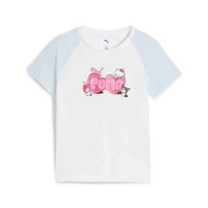 PUMA Hello Kitty撞色合身短袖T恤