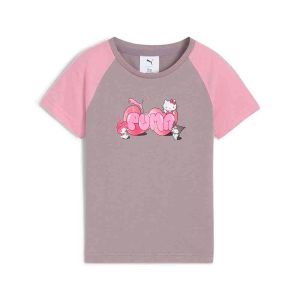 PUMA Hello Kitty撞色合身短袖T恤