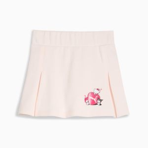 PUMA Hello Kitty微百褶短裙
