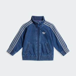 adidas Originals立領丹寧風格外套