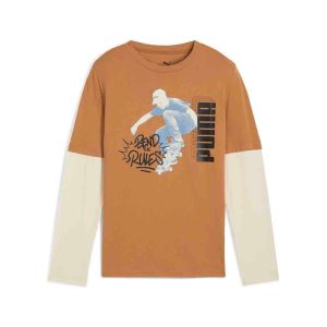 PUMA基本系列Mid 90s撞色薄長袖T恤