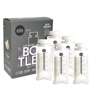 六甲村寬口徑拋棄式奶瓶補充包250ml(5入)
