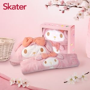 Skater美樂蒂超纖速乾連帽浴巾/包巾禮盒