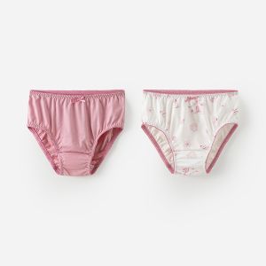 麗嬰房艾草抗菌系列蝴蝶結內褲(2入)