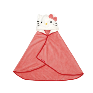 Skater Hello Kitty超纖速乾連帽浴巾/包巾